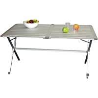 Midland - Mesa plegable de 6 plazas (140 x 69 x 80 cm)